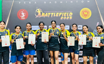 University of Kelaniya Women’s Badminton Team Crowned Champions at BattleField 2025 – Peradeniya Badminton Challenge 